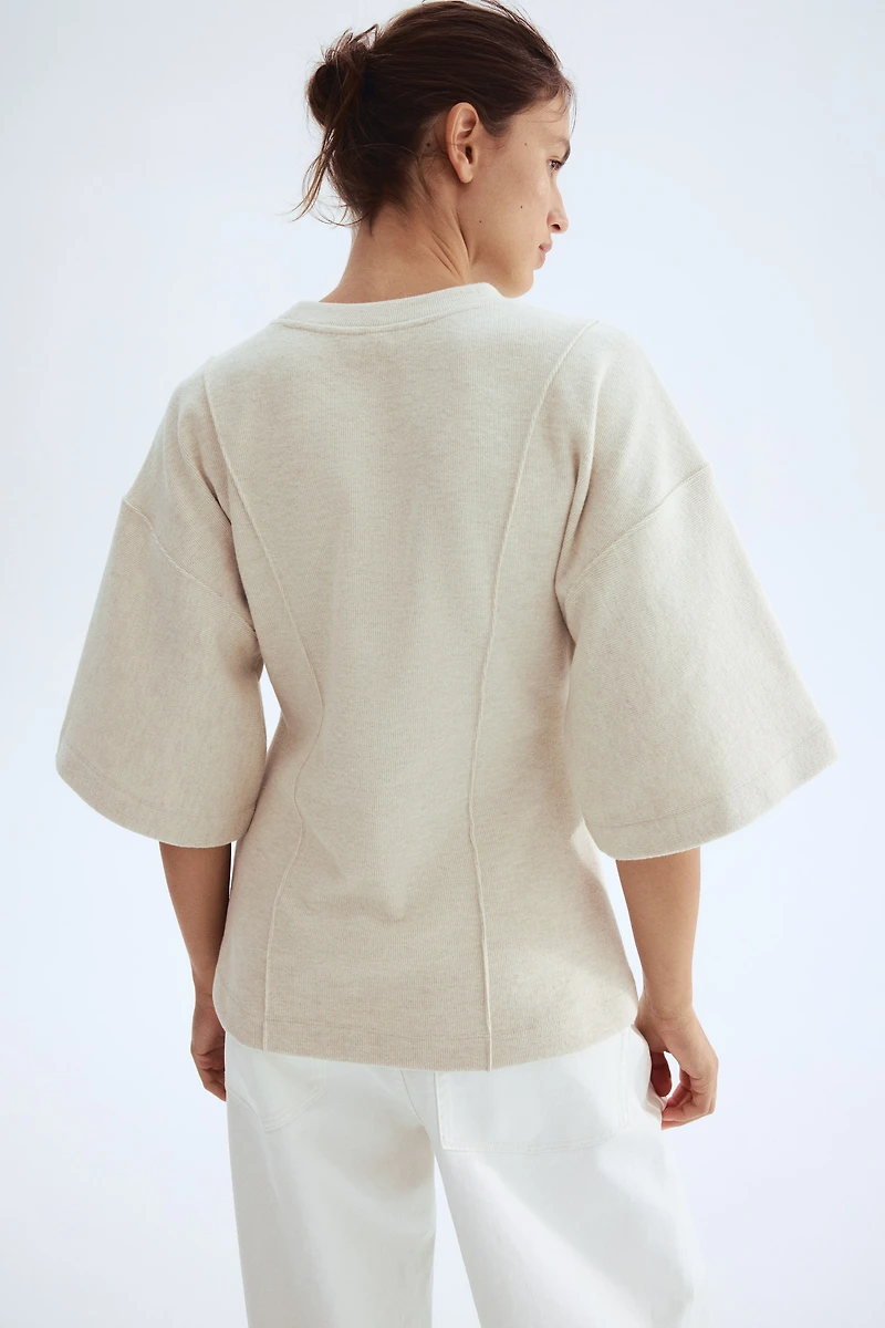 Haut ample en fin tricot