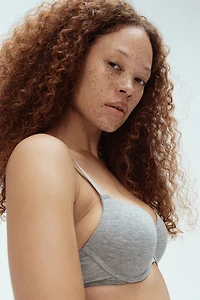 2-pack Padded Cotton T-shirt Bras