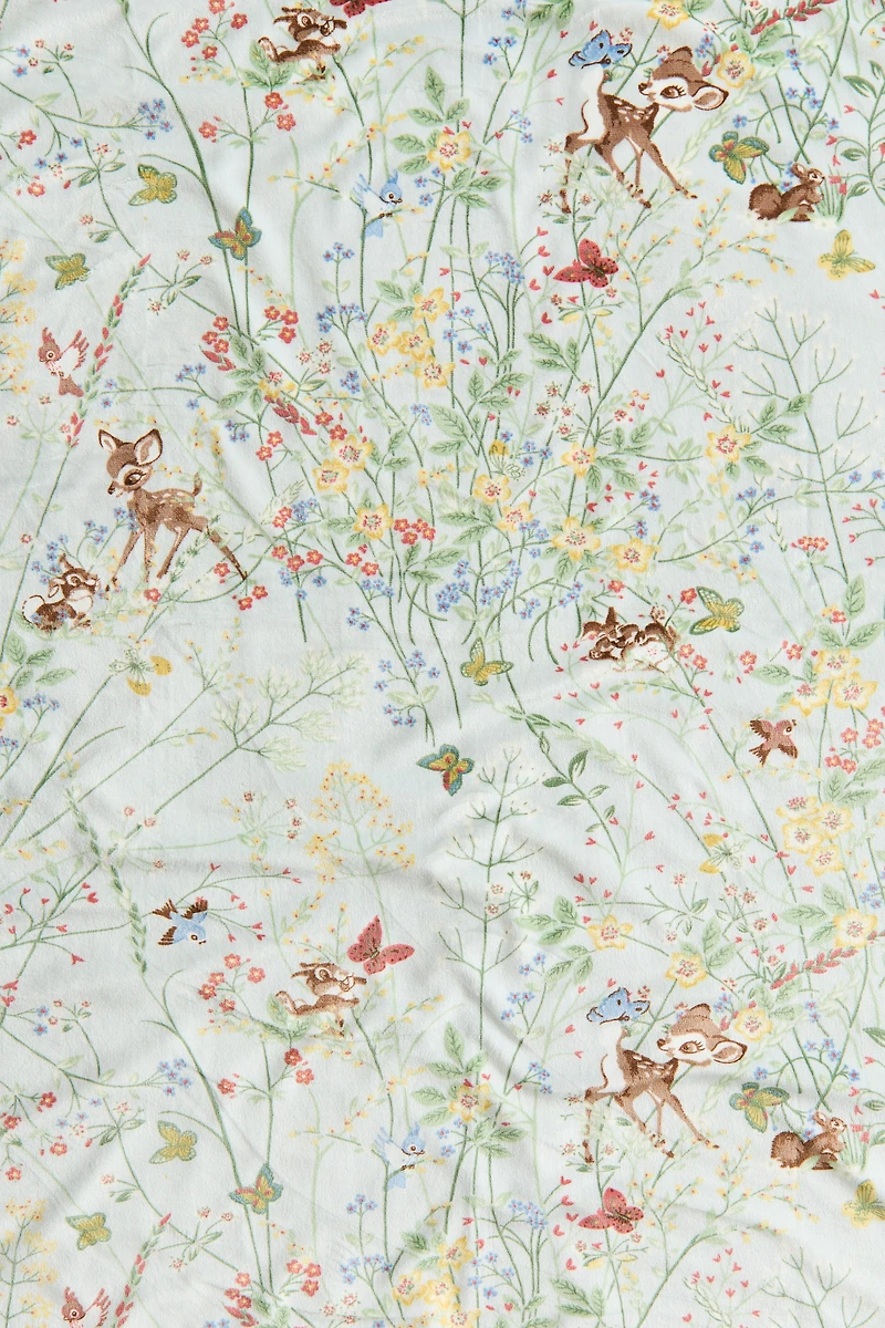 Patterned Velour Baby Blanket