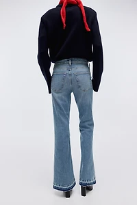 Jean évasé taille haute