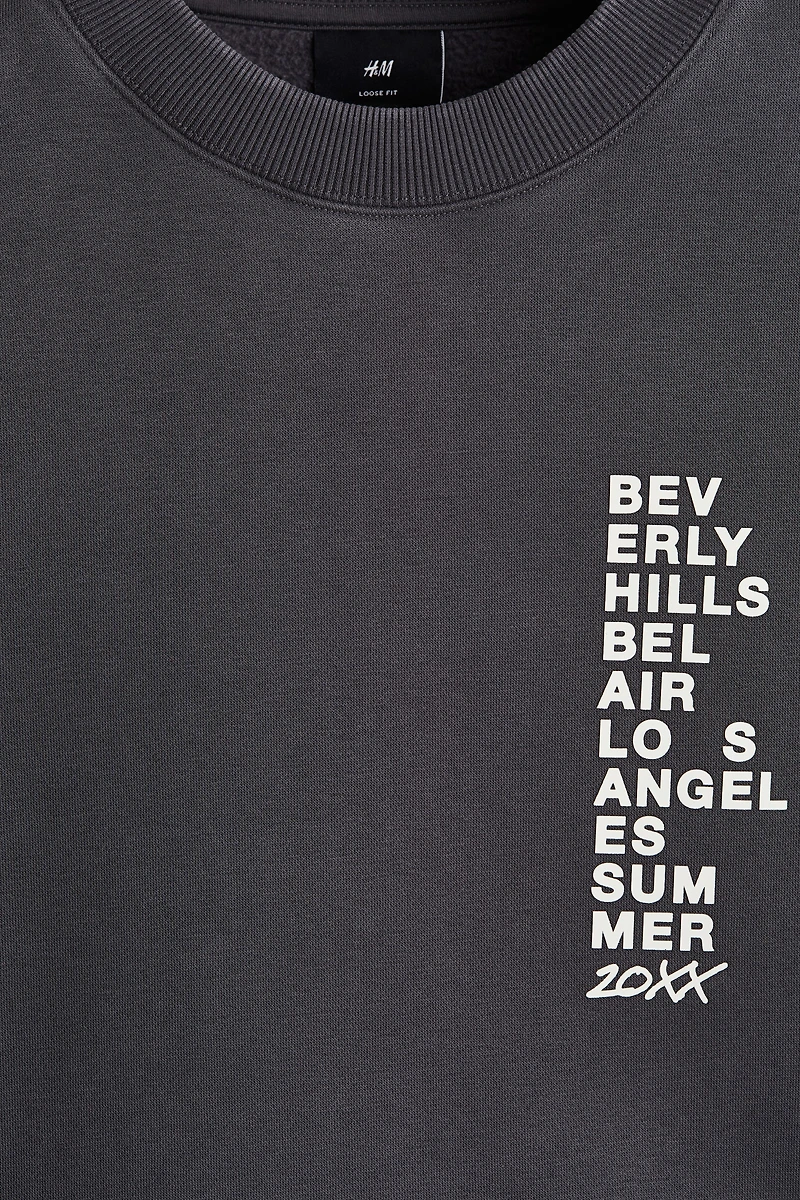 Chandail imprimé ample