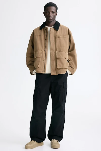 Relaxed-Fit Cotton Cargo Pants