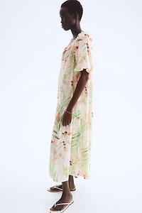 Drawstring-Detail Dress
