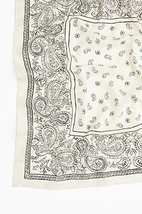 Eyelet-Embroidered Scarf