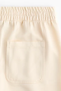 Flared Satin Pants