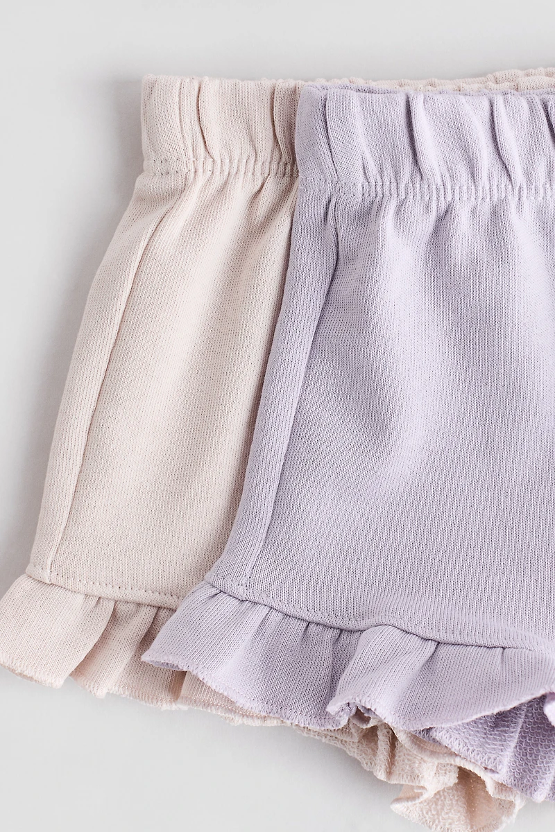 Lot de 2 shorts à volants
