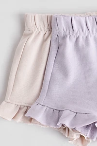 Lot de 2 shorts à volants