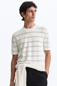 Slim-Fit Knit T-Shirt
