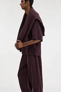 Pantalon en molleton ample