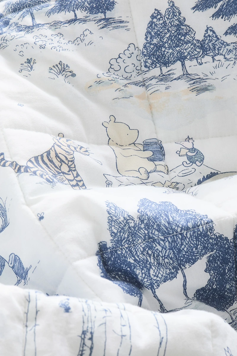 Jeté de lit en coton à motif