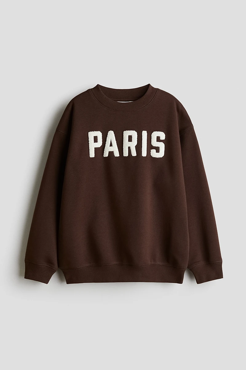 Sweatshirt with Motif