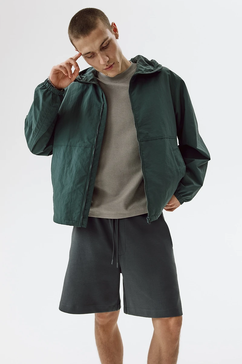Regular-Fit Interlock Shorts