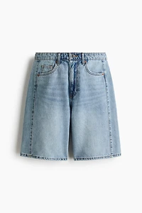 Denim Bermuda Shorts