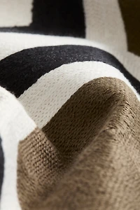 Embroidered Cotton-Blend Cushion Cover