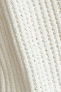 Waffle-Knit Romper Suit