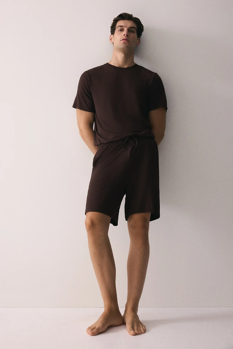 Jersey Pajama T-Shirt and Shorts