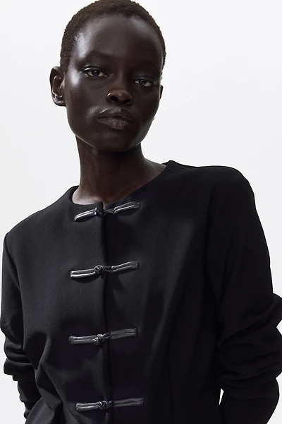 Knot-Button Jacket