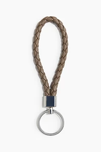 Keyring with leather loop