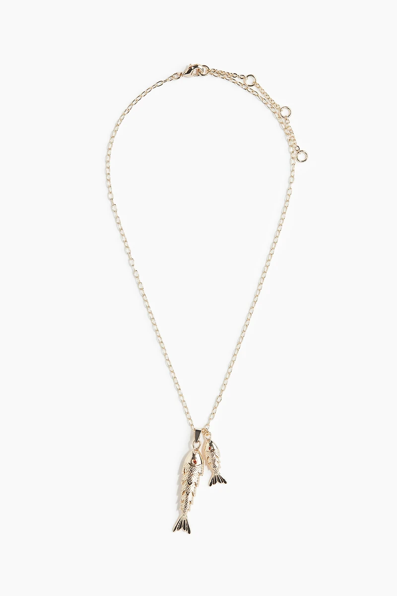 Collier avec pendentifs poissons