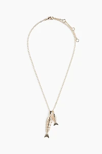 Fish-Pendant Necklace