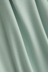 Ribbed Cotton-Blend Top