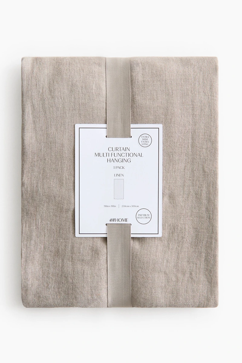 Lot de 1 rideau long et large