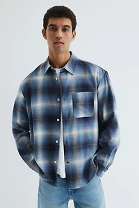 Loose-Fit Flannel Shirt