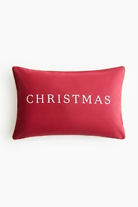 Printed Canvas Cushion Cover