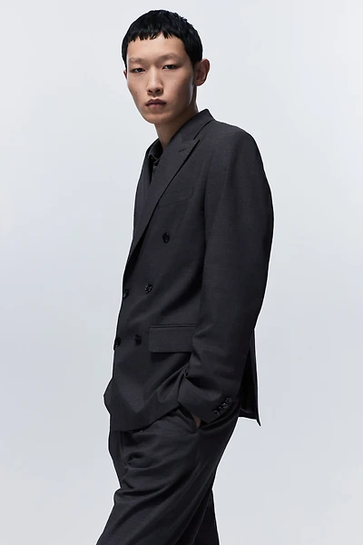 Regular-Fit Double-Breasted Jacket