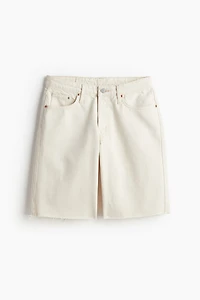 Baggy Low Denim Shorts