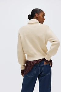 Shoulder-Pad Sweater