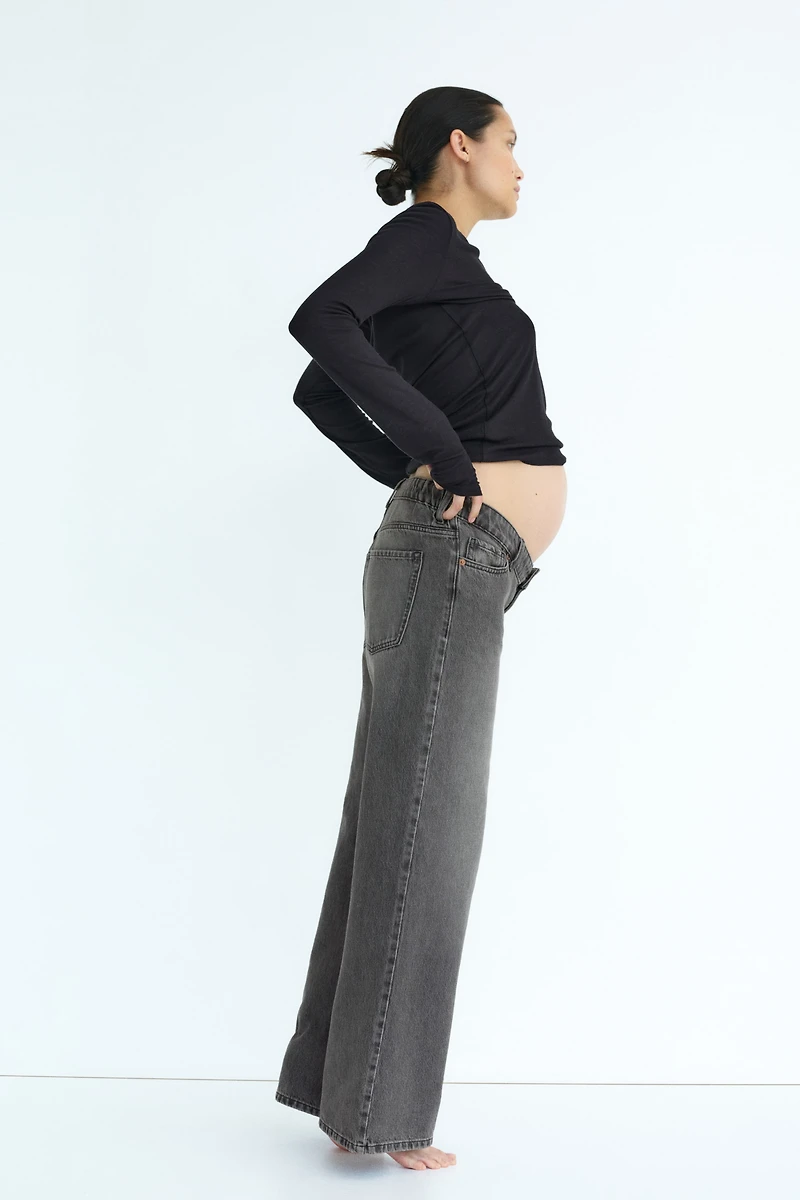 MAMA Wide Low Waist Jeans