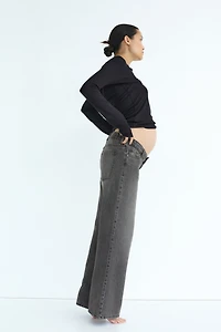 MAMA Wide Low Waist Jeans