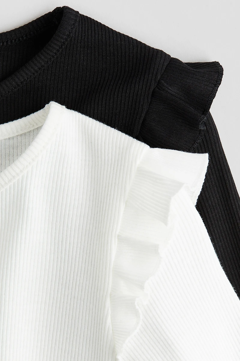 2-pack Ribbed Cotton Tops