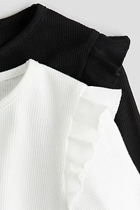 2-pack Ribbed Cotton Tops