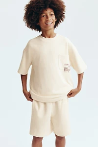 2-Piece Textured Jersey Set