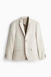 Slim-Fit Linen Jacket
