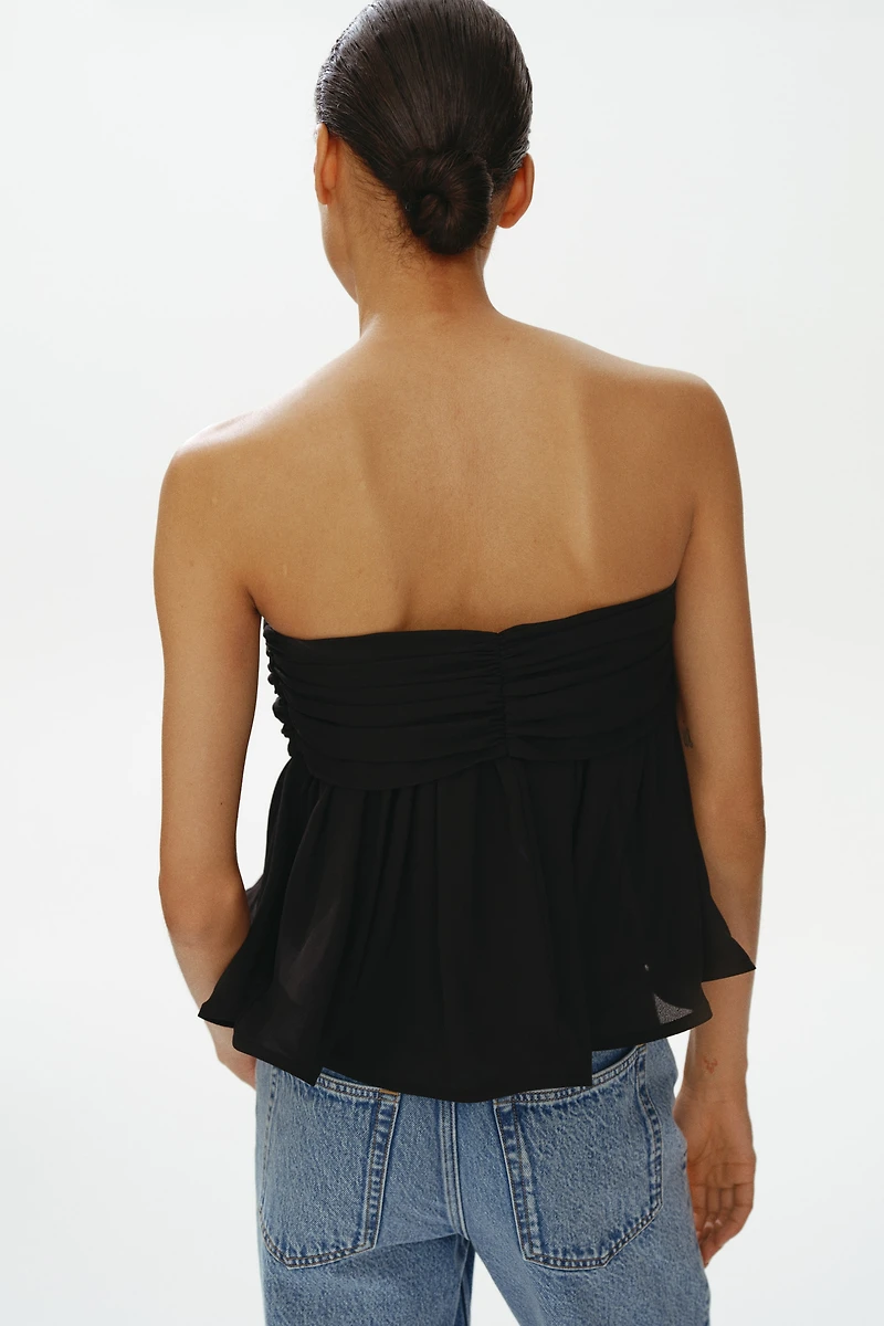 Tie-Detail Bandeau Top
