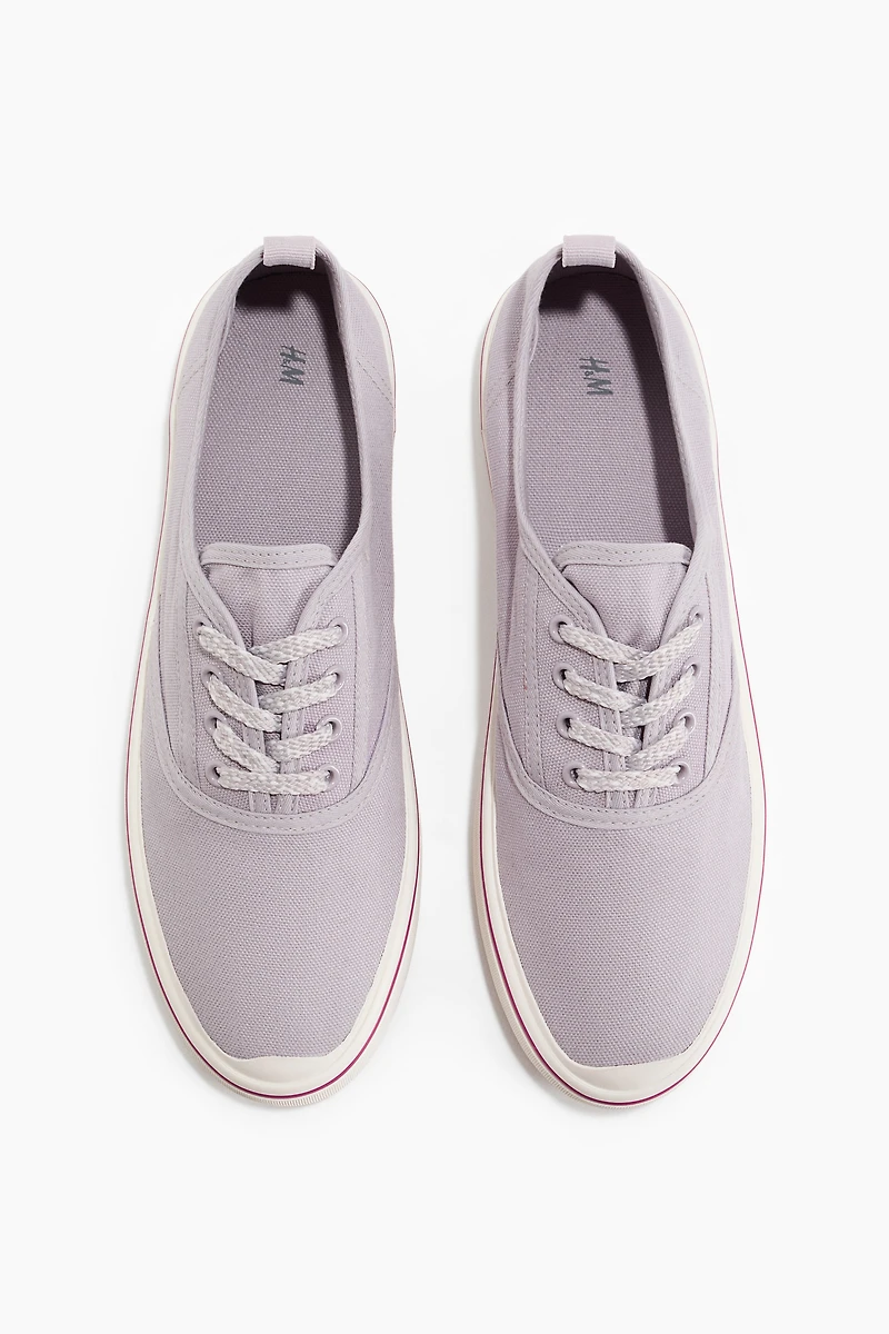 Cotton Canvas Sneakers
