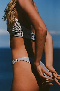 Culotte de bikini brillante
