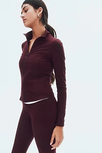 Chandail à fermeture éclair en jersey