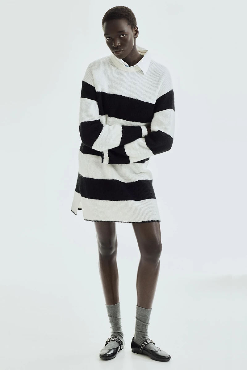 Rib-Knit Dress