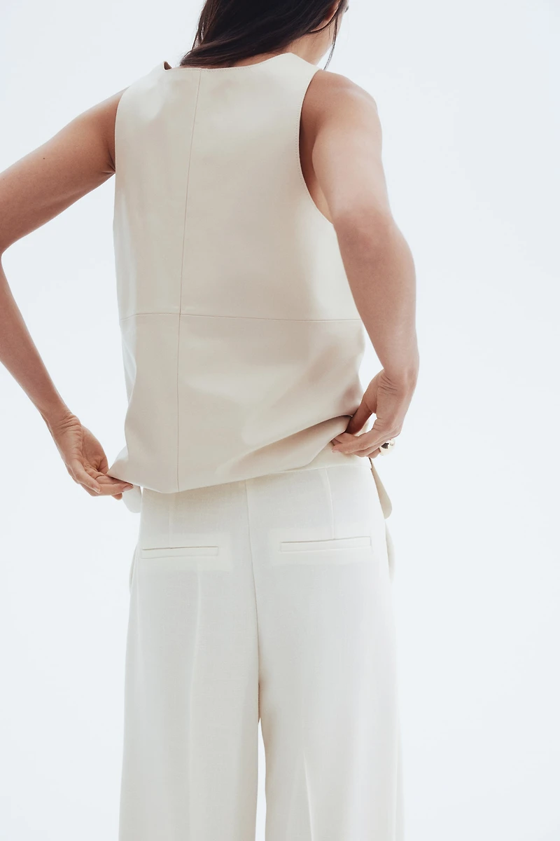 Wide-Leg Dress Pants