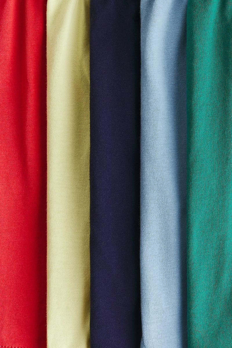 5-Pack Cotton Jersey Shorts