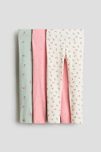 3-Pack Cotton Leggings
