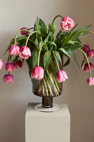 Large Tinted Glass Vase