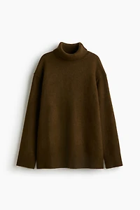 Loose-Fit Turtleneck Sweater