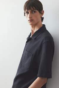 Regular-Fit Textured Resort Shirt