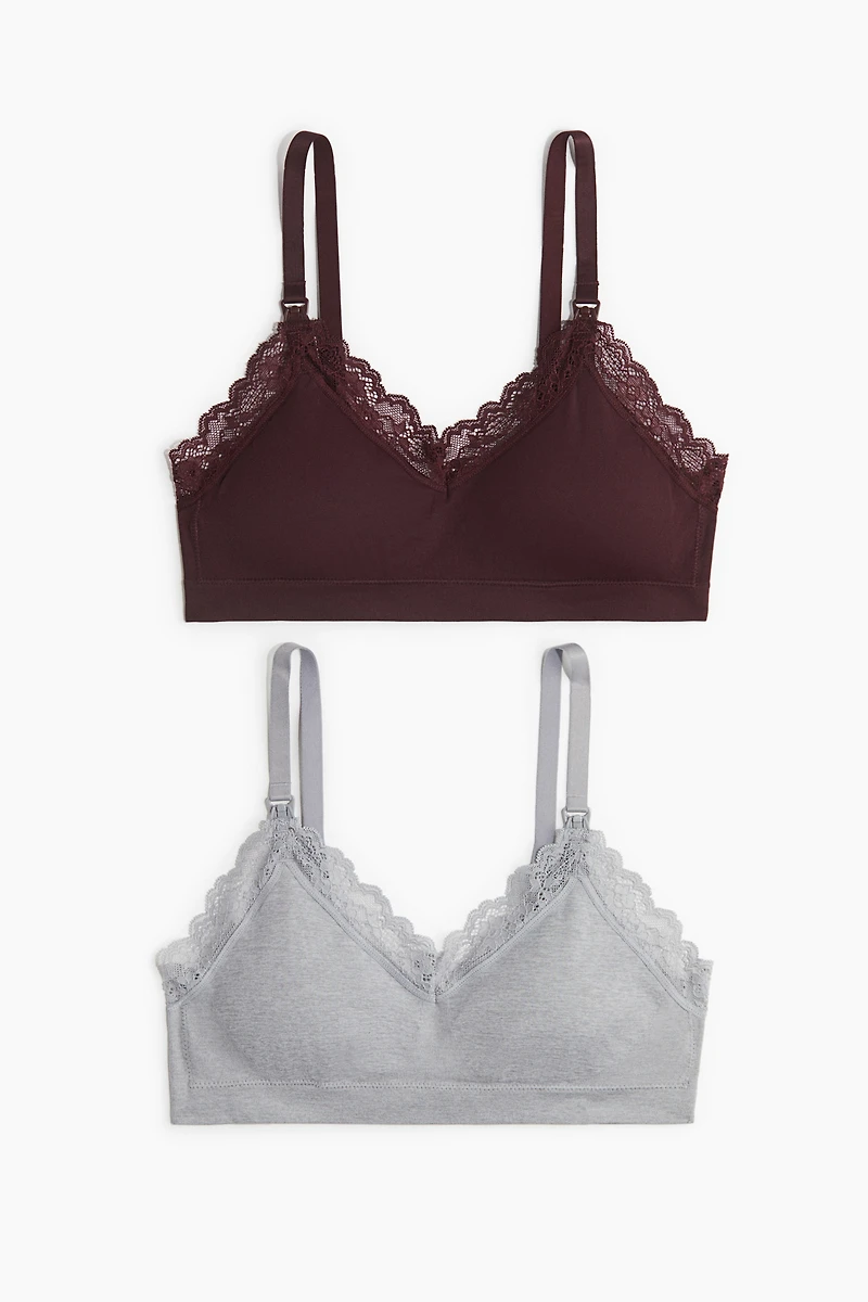 MAMA 2-pack Seamless Padded Nursing Bras