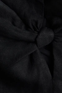 Halterneck Linen Dress